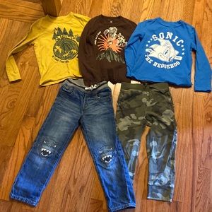 Toddler boy long sleeve top and pants